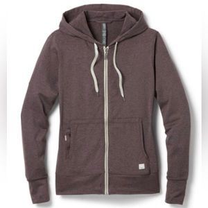 Vuori Halo Performance Hoodie XS - Smoked Plum